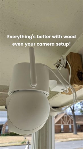 We spotted a brilliant idea from a DIY lover who installed his camera on a wooden stand! This method is secure and simple, making it perfect for anyone who wants to avoid drilling into their walls. Have you tried any other creative installation methods? Drop your tips in the comments below — let's get those DIY ideas rolling! #aosulife #securitycamera #solarcamera #wirelesscamera #SmartHomeSecurity | aosu Life | Facebook