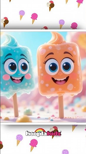 Yummy Ice Cream Treat Song #shorts #kidssong #icecream #hooplakidz