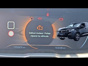 Peugeot 5008 2017 -- Engine Light: Engine Fault, have the vehicle repaired