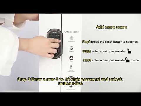 Arpha Smart Lock ‎D180 100 Entry Codes Electronic Keypad Deadb