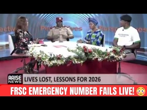 Mid-Drama on AriseTV as FRSC Emergency Number Fails Live on Air