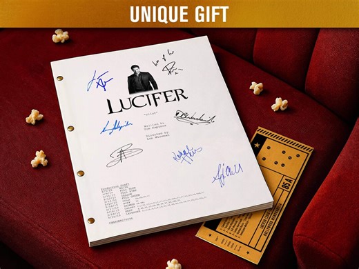 Lucifer (2016) TV SCRIPT | Supernatural Crime Pilot Screenplay Replica | Gift for TV Show Fan | Television Memorabilia & Series Decor - Etsy