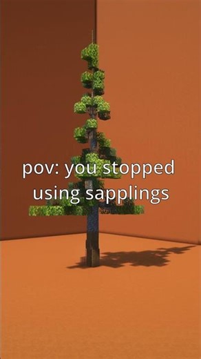 YOU NEED TO MAKE CUSTOM TREES! #minecraft #minecraftbuilding #tree