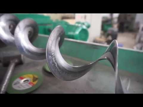 SBR-III Spiral blade cold rolling mill machine - screw flight quick making machine