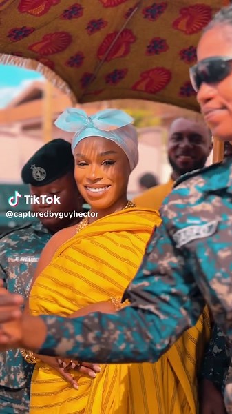 African Wedding Entrance by Manso Nkwanta Hemaa at Eddy & Bella's Wedding