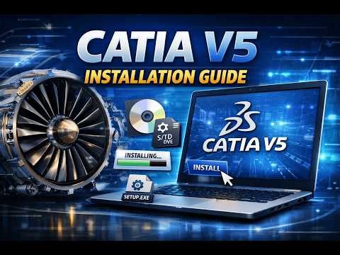CATIA V5 Setup & Installation | Step 1 | #howto #catia #setup #installation #catiav5