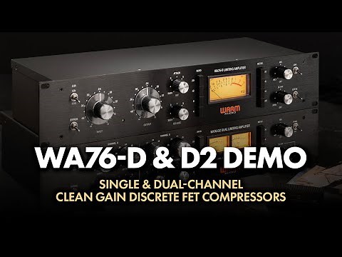 WA76-D & D2 Compressor Demo | Hear It On Drums, Vocals, Guitar, Trumpet, Bass, & Post Production
