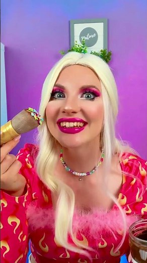 Makeup You Can Eat?! Candy Edition! 🍬💋 #funny #food