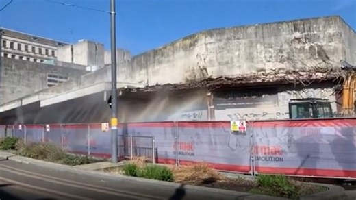 Priory square demolished