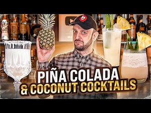 PINA COLADA 🥥 Cream of coconut cocktails