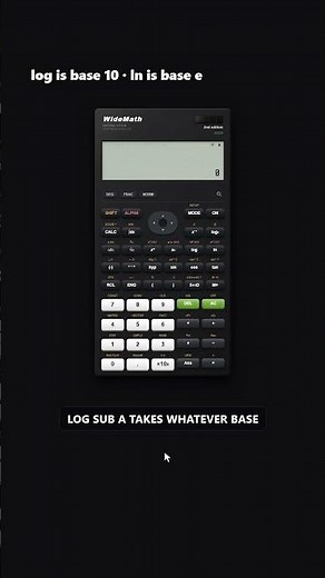 How to calculate log to any base on a scientific calculator