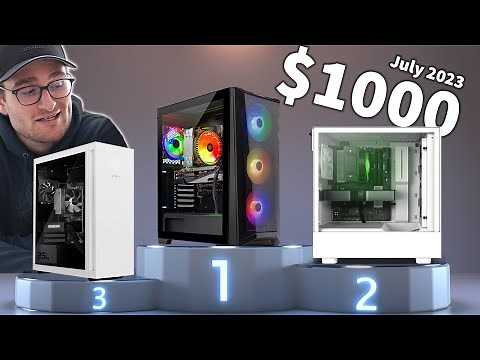 Top 3 BEST Prebuilt Gaming PC's under $1000 (July 2023 Round Up)