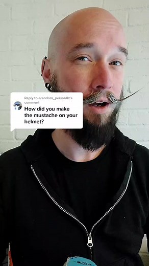 How to DIY a Mustache on a Fencing Helmet