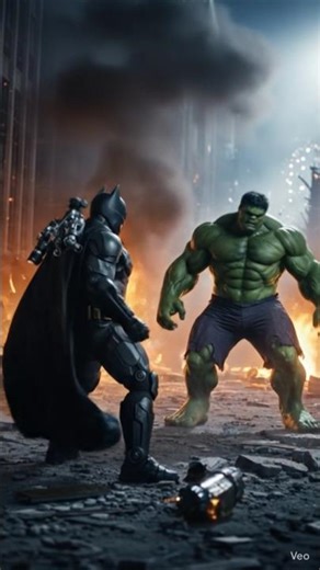 HULK vs BATMAN 🦇 Explosive Night Battle (Ultra HD)