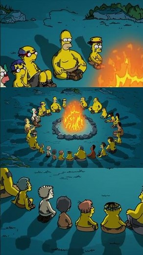 Bart and Homer at Summer Camp for Men! The Simpsons Season 37#thesimpsons #homersimpson #bartsimpson