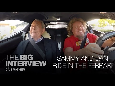 Sammy Hagar and Dan Rather Ride In The 1,000 Horsepower Ferrari LaFerrari | The Big Interview