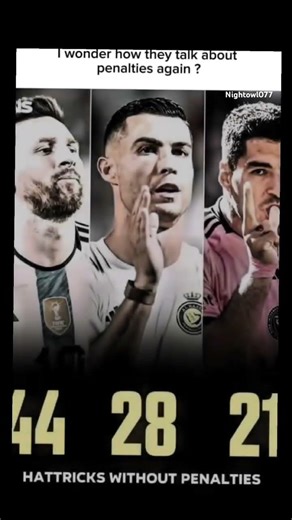 Hattrick without Penalty🥶🔥#football #messi #messifans #ronaldo #ronaldofans #suarez #penalty #goat
