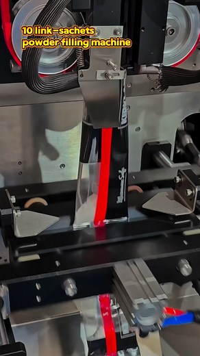 2.8K views | high-speed 10-lane multi-sachet powder filling and sealing machine for precise packaging of 3-in-1 coffee mixes, whey protein supplements, and pharmaceutical granules | fully automatic vertical form fill seal (vffs) equipment with servo auger fillers for 1g–50g small dose linked sachets. #machine #powderpackingmachine #fillingmachine #business #packagingsolutions | Haiyin Chen | Facebook
