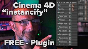 Free Plugin Converts All Identical Objects to Instances in C4D
