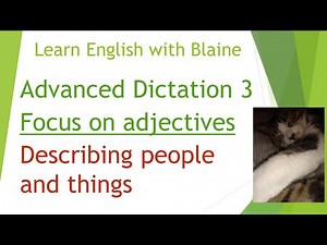 Advanced dictation 3