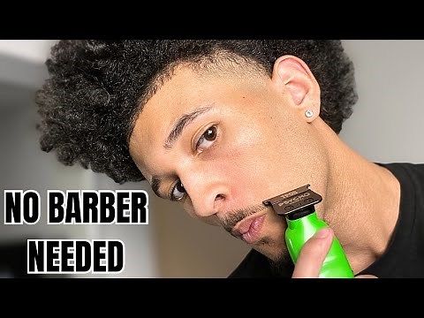 How to Line Up Your Own Mustache and Goatee