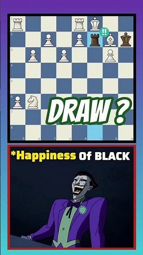 STALEMATE SACRIFICE #chess #chessgame #brilliantmove #stalemate
