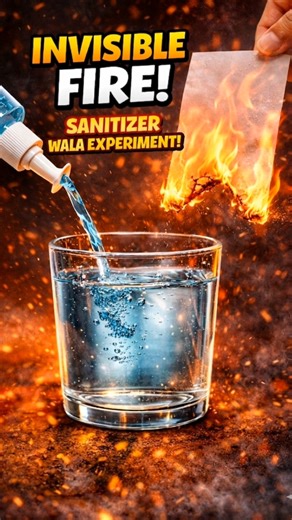 Invisible fire /fire on water #shorts #experiment ##viral