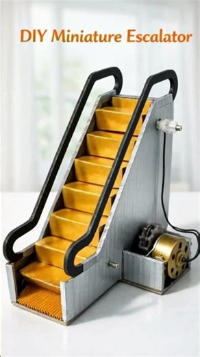 Can I Build a Working ESCALATOR from Cardboard? 📦 | DIY School Project