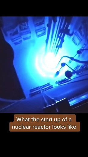 What the start up of a nuclear reactor looks like!