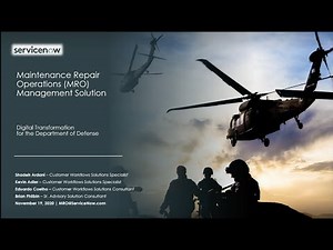 Maintenance Repair Operations (MRO) Management Solution