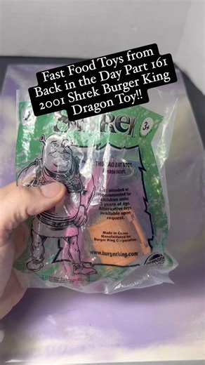 136K views · 1.2K reactions | Fast Food Toys from Back in the Day Part 161 - 2001 Shrek Burger King Dragon Toy!! #shrek #RetroToys #burgerking #2000snostalgia #2000skids #happymeal #nostalgia | CPJ Collectibles | Facebook
