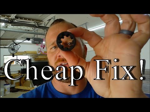 Cheap Garage Opener Fix! Screw drive Coupler!