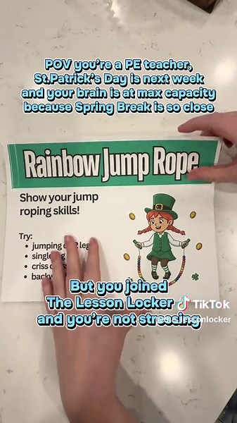 Engaging PE Stations for St. Patrick's Day