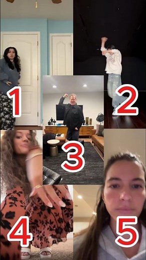 5 Dancers, 1 Choice: Who did it best? 💃🕺 #dance #trendingdance