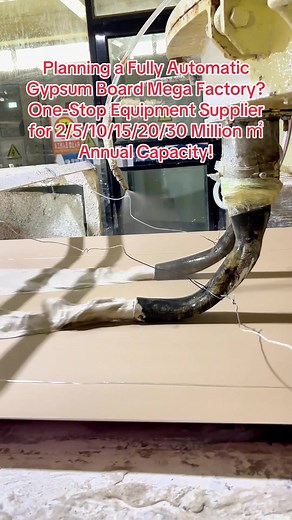 Build Your Gypsum Board Mega Factory: Fully Automatic & Turnkey Solutions