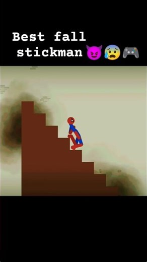 best fall stickman 😈😈😰🎮#divyanSync