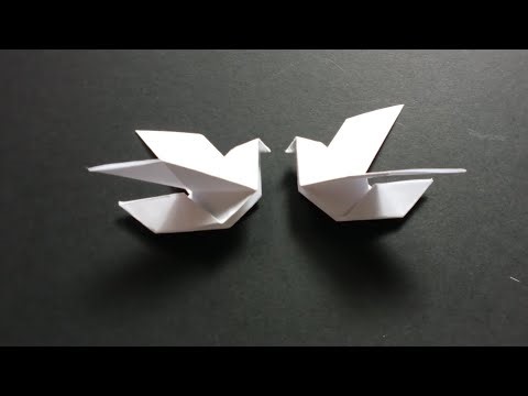 How to Make a Origami Paper Dove