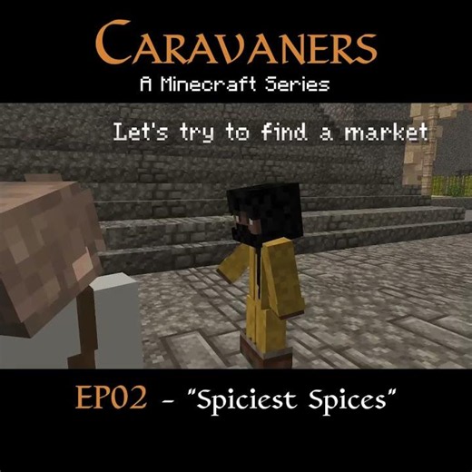 Arriving in Rethia - Caravaners EP02 #minecraft #minecraftshorts #gaming #series #stoneworks