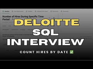 Deloitte SQL Interview: Count Employees Hired Between January & July 2022 | SQL Filtering & COUNT()