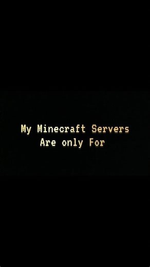 My Minecraft Servers are Only For #tggangop
