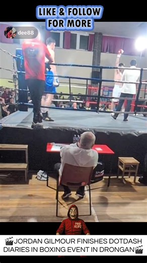 Jordan Gilmour Shines at Dotdash Boxing Event in Drongan