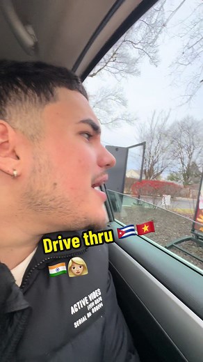Drive thru voice trolling in the hood 💀 #drivethru #accent #viral | drive thru prank