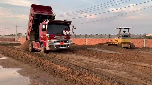 Construction Truck and Loader Operations in Action