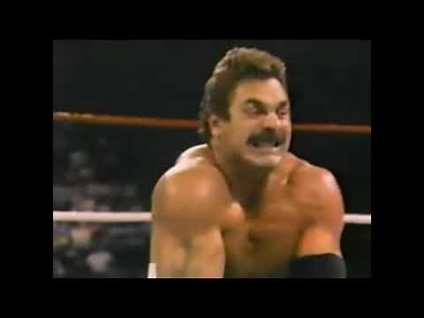 Rick Rude vs Jobber Jim Powers WWF Superstars 1990