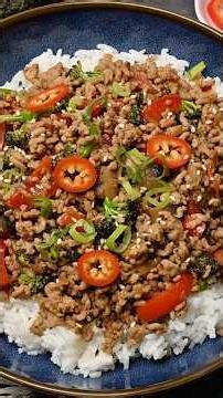Ground Pork Stir Fry