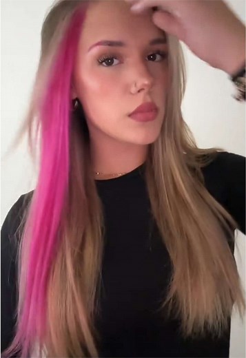 Pink Hair Dye Ideas for Brown Hair with Highlights
