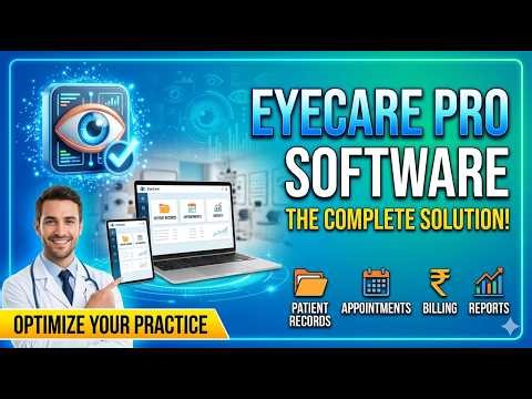 EyeCare PRO Software 2026 | Smart Optical & Eye Clinic Management System