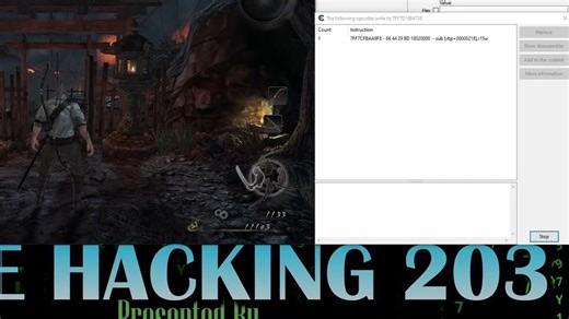 Cheat Engine Shared OpCode Tutorial GH203