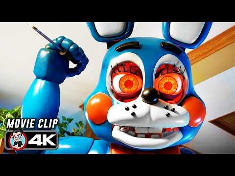 Josh Hutcherson Vs Animatronics Scene | FIVE NIGHTS AT FREDDY'S 2 (2025) Movie CLIP 4K