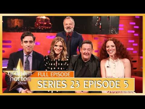 S23 E5 - The Graham Norton Show | Full Episode | Stephen Mangan, Emilia Fox, Johnny Vegas